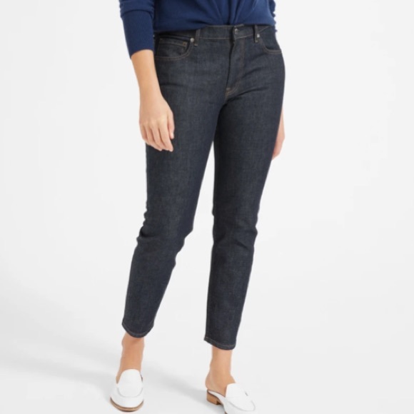 Everlane Denim - Everlane The Mid-Rise Skinny Ankle Dark Indigo Jeans Size 26